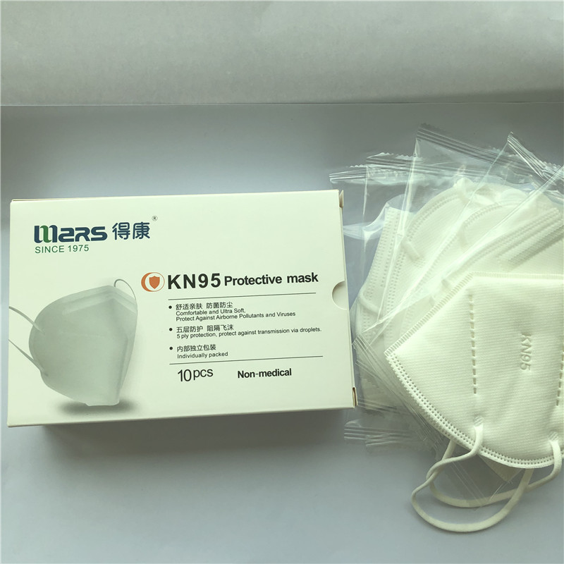 Producenter Kina 5-lags ansigtsmaske KN95 Komfortabel og ultra blød
